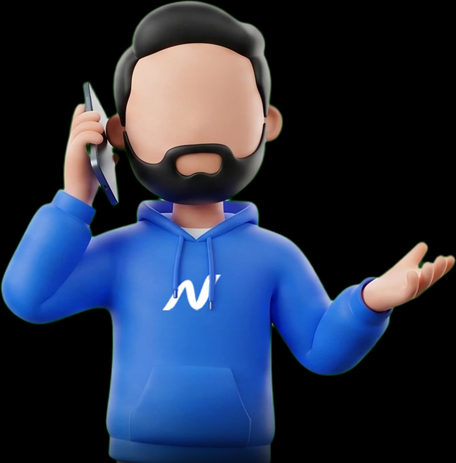 Karakter Menelfon 3D